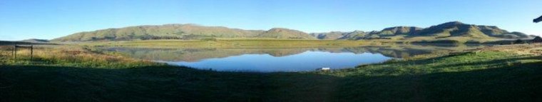 Lake St Bernard - a panoramic view from the cottage.